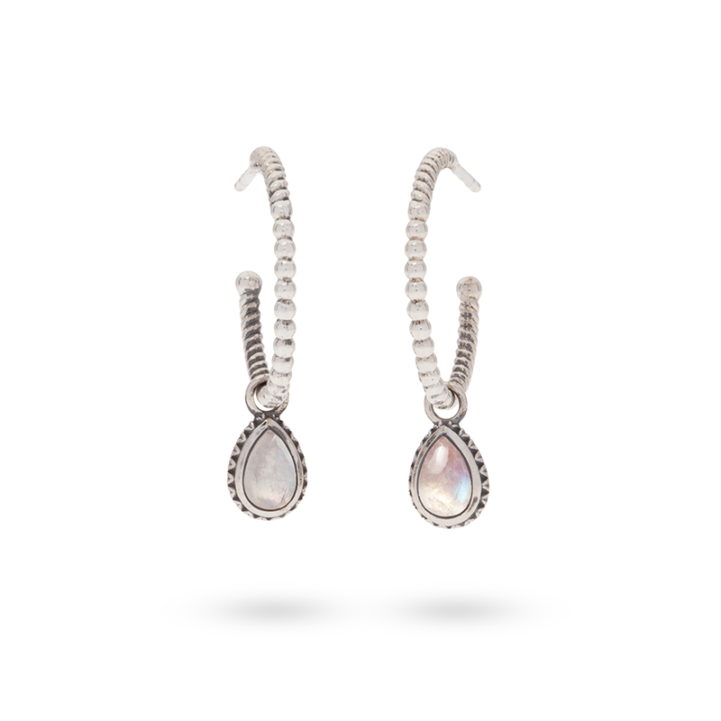 Espiral Grande Hoops | Silber