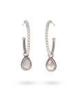 Espiral Grande Hoops | Silber