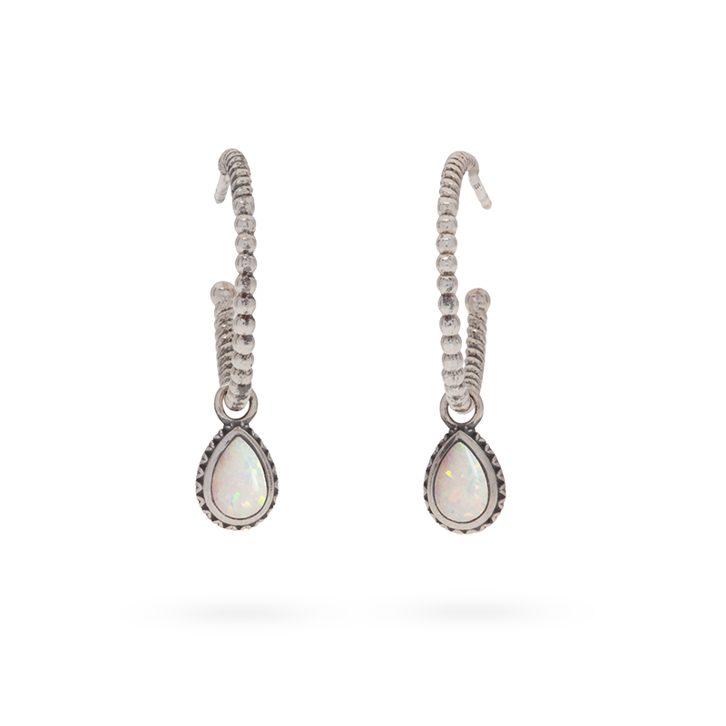 Espiral Grande Hoops | Silber