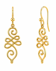 Unalome Plain Ohrringe | Gold