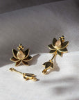 Alma de Loto Moonstone Earring | Silver