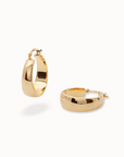 Velar Hoops Ohrringe | Gold