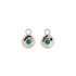 Véora Birthstone Charms - Smaragd (Mai) | Silber