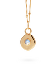Véora Birthstone Anhänger - Mondstein (Juni) | Gold