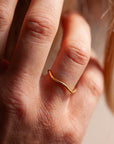 Wave Ring Stacking Bundle | Gold
