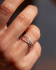 Wave Drift Ring | Silber