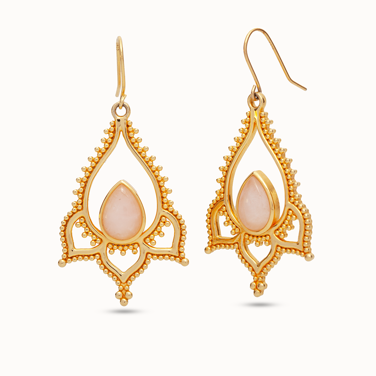 Alma de Loto Moonstone Earring | Silver