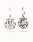 Alma de Loto Moonstone Earring | Silver