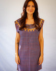 Limited Edition - Cotton dress Dayita (hand-embroidered)
