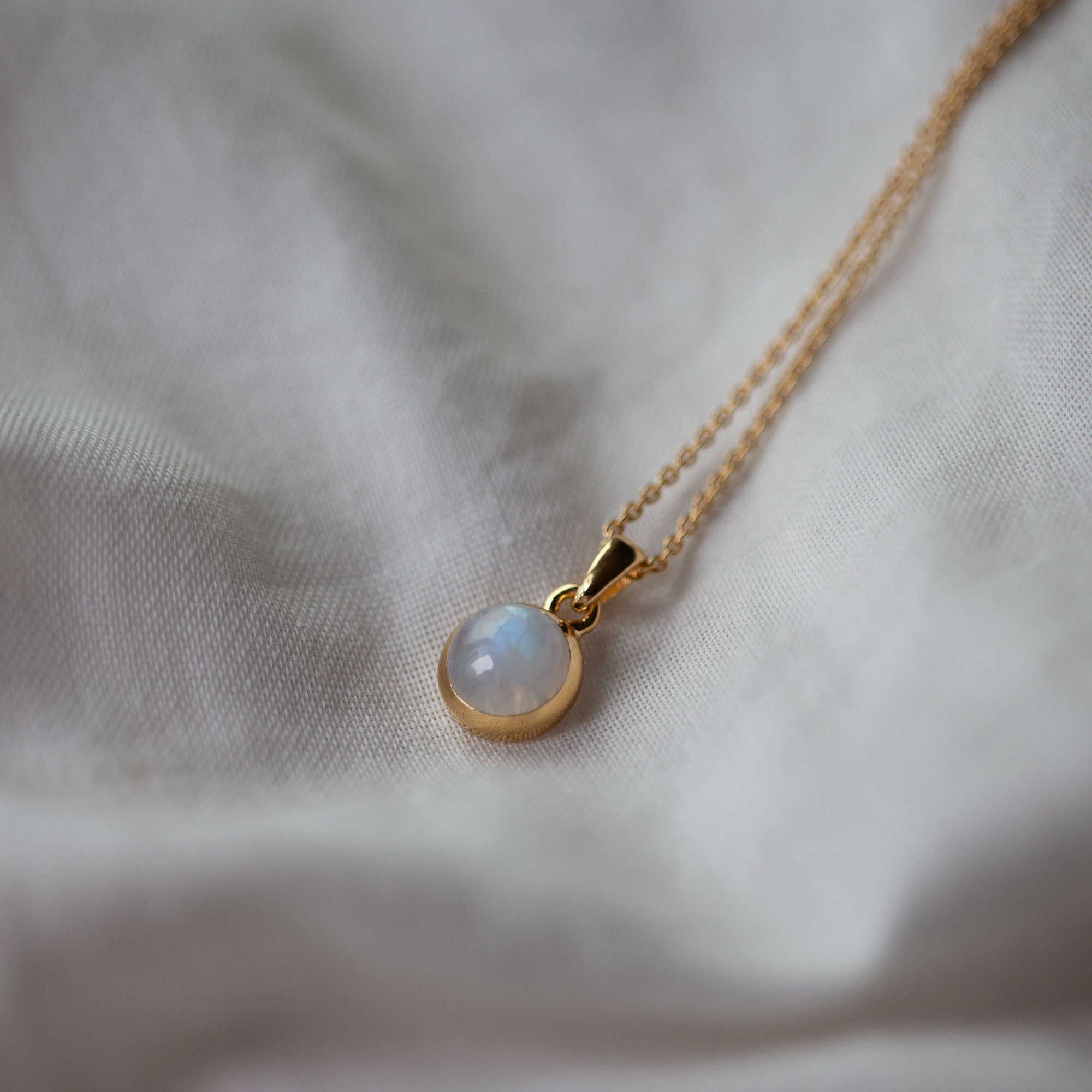 Océano Mondstein Anhänger | Gold