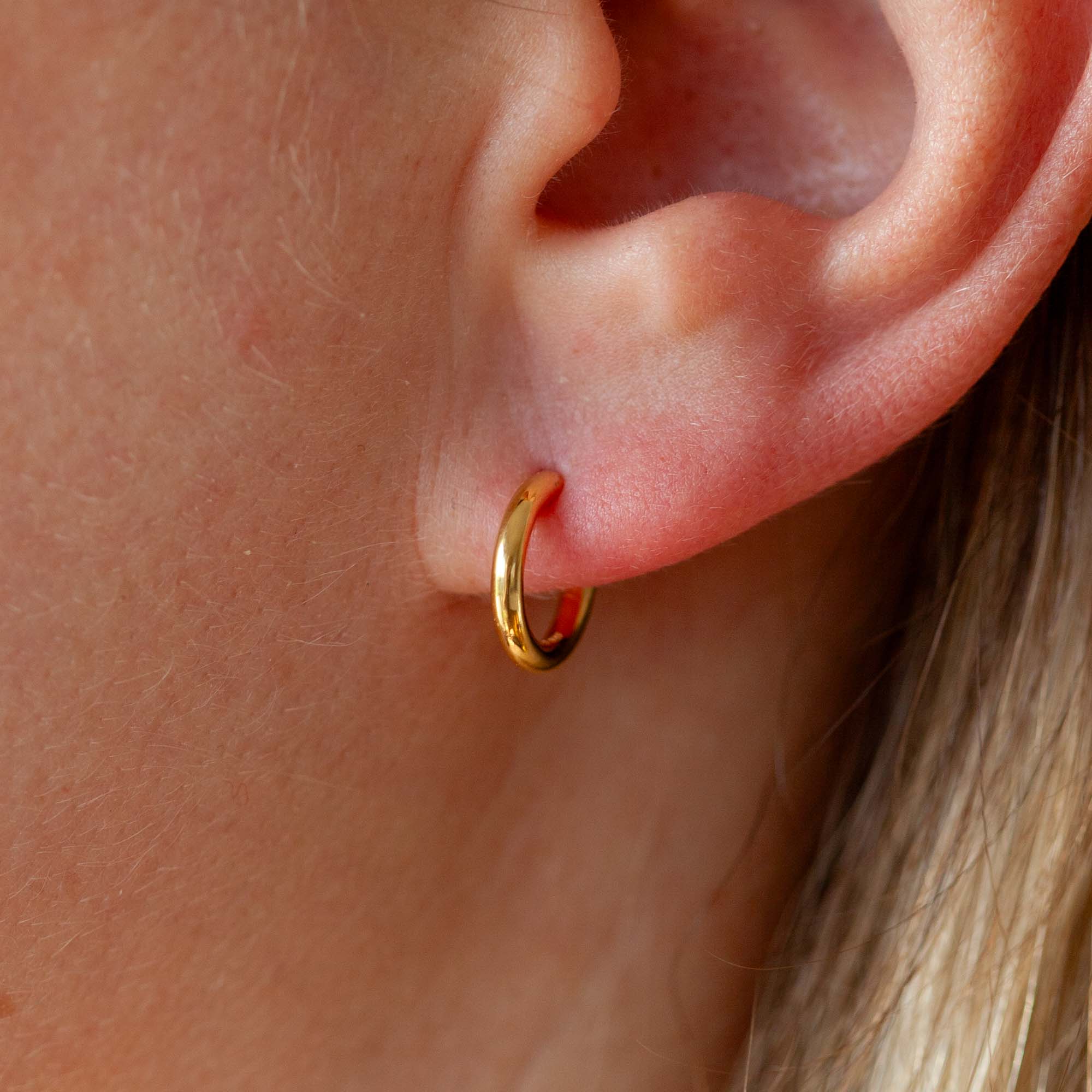 Latir Hoops Ohrringe | Gold