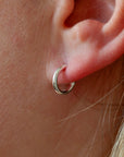Latir Hoops Ohrringe | Silber