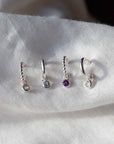 Latir Hoops Ohrringe | Silber
