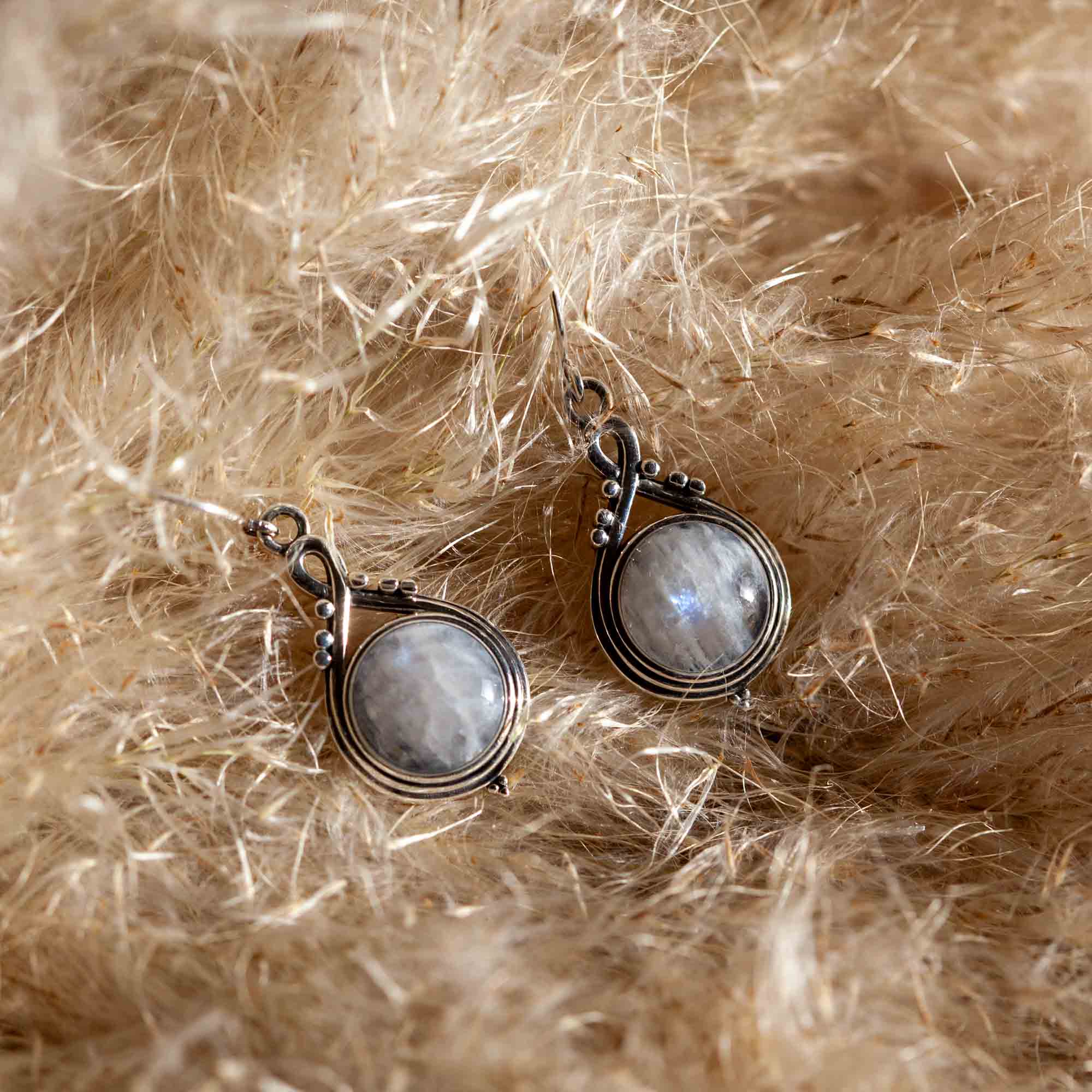 Armonía Moonstone Earring | Silver