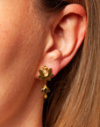Alma de Loto Moonstone Earring | Silver