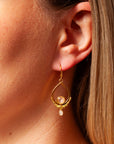 Eterno Rosenquarz Ohrringe | Gold