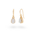 Piedra Opal Ohrstecker | Gold