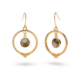 Pasión Labradorit Ohrringe | Gold