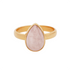 Cálida Rosenquarz Ring | Gold