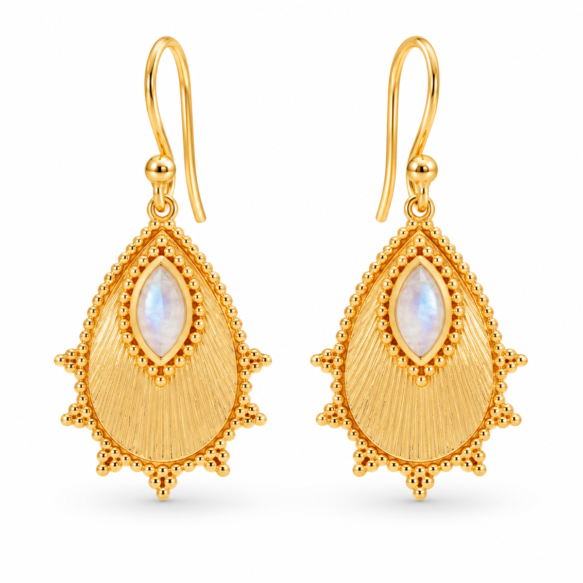 Alba Mondstein Ohrringe | Gold