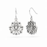 Alma de Loto Mondstein Ohrringe | Silber