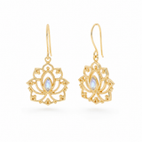 Alma de Loto Mondstein Ohrringe | Gold