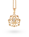 Alma de Loto Opal Anhänger | Gold