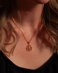 Alma de Loto Opal Anhänger | Gold