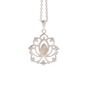 Alma de Loto Opal Anhänger | Silber