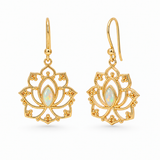 Alma de Loto Opal Ohrringe | Gold