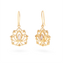 Alma de Loto Rosenquarz Ohrringe | Gold