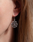 Alma de Loto Moonstone Earring | Silver