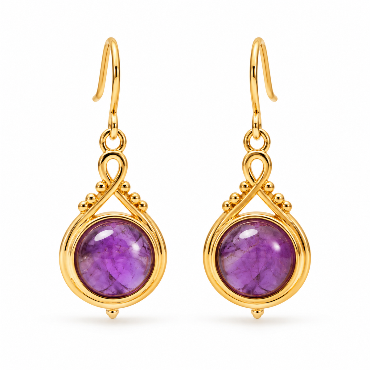 Armonía Amethyst Ohrringe | Gold