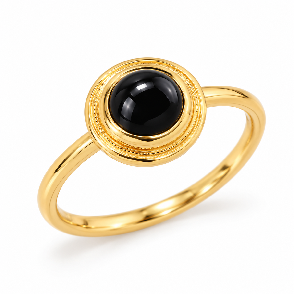 Armonía Onyx Ring | Gold