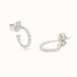 Espiral Hoops Ohrring | Silber