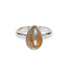Cálida Labradorit Ring | Silber