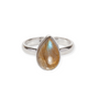 Fluidez Labradorit Ring | Silber