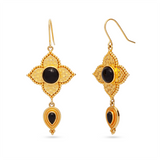 Celeste Onyx Ohrringe | Gold