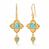 Celeste Larimar Ohrringe | Gold