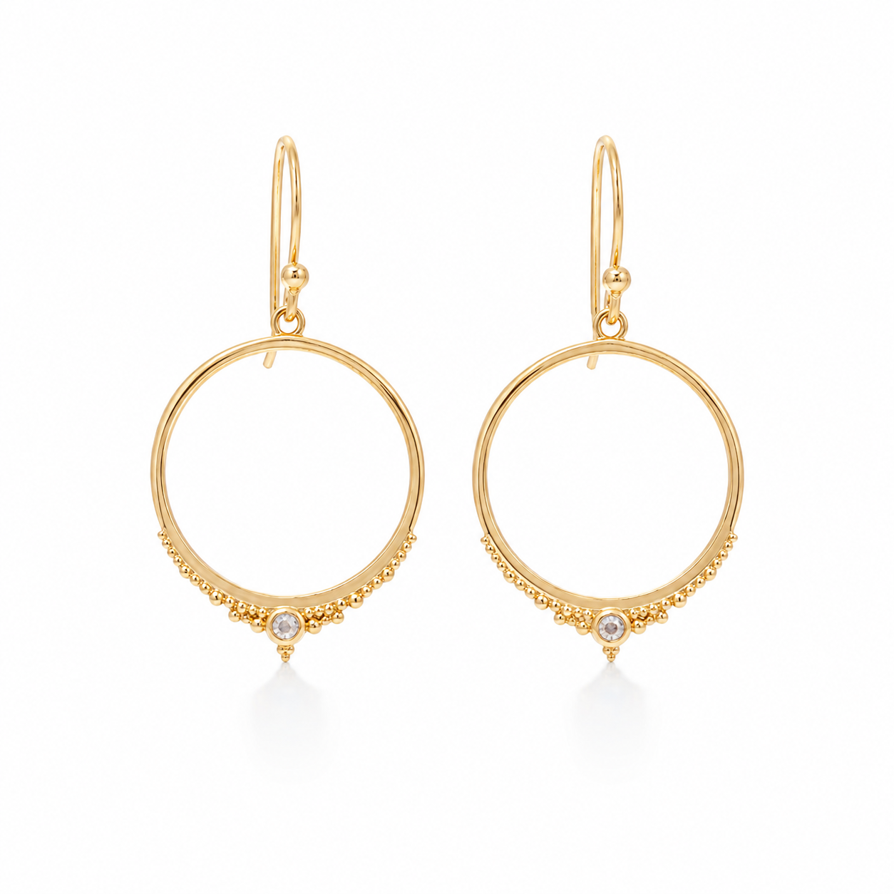 Circea Mondstein Ohrringe | Gold