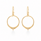 Circea Mondstein Ohrringe | Gold