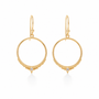 Circea Mondstein Ohrringe | Gold
