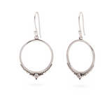 Circea Rosenquarz Ohrringe | Silber