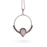 Naïra Rosenquarz Anhänger | Silber