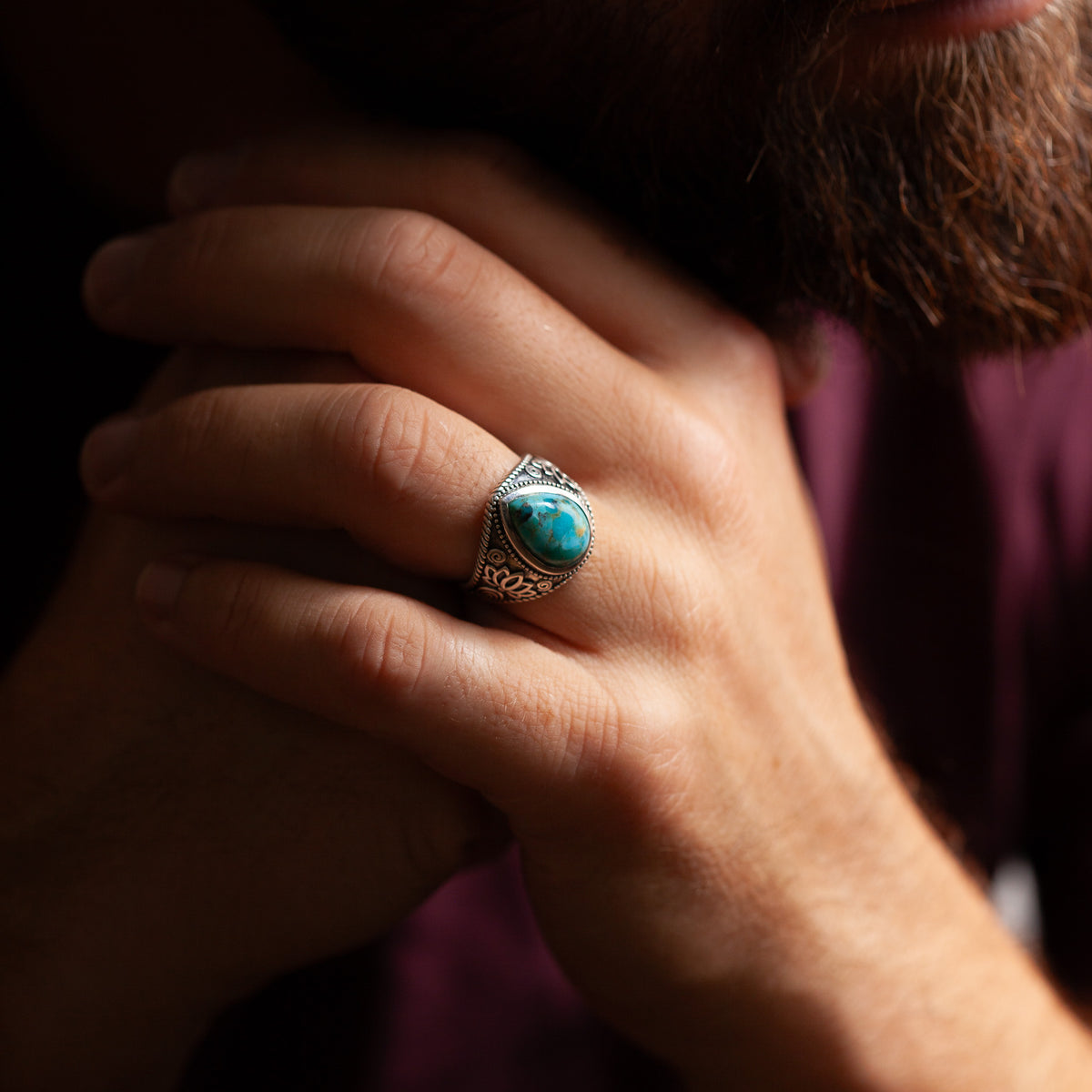 Destino Türkis Ring | Silber