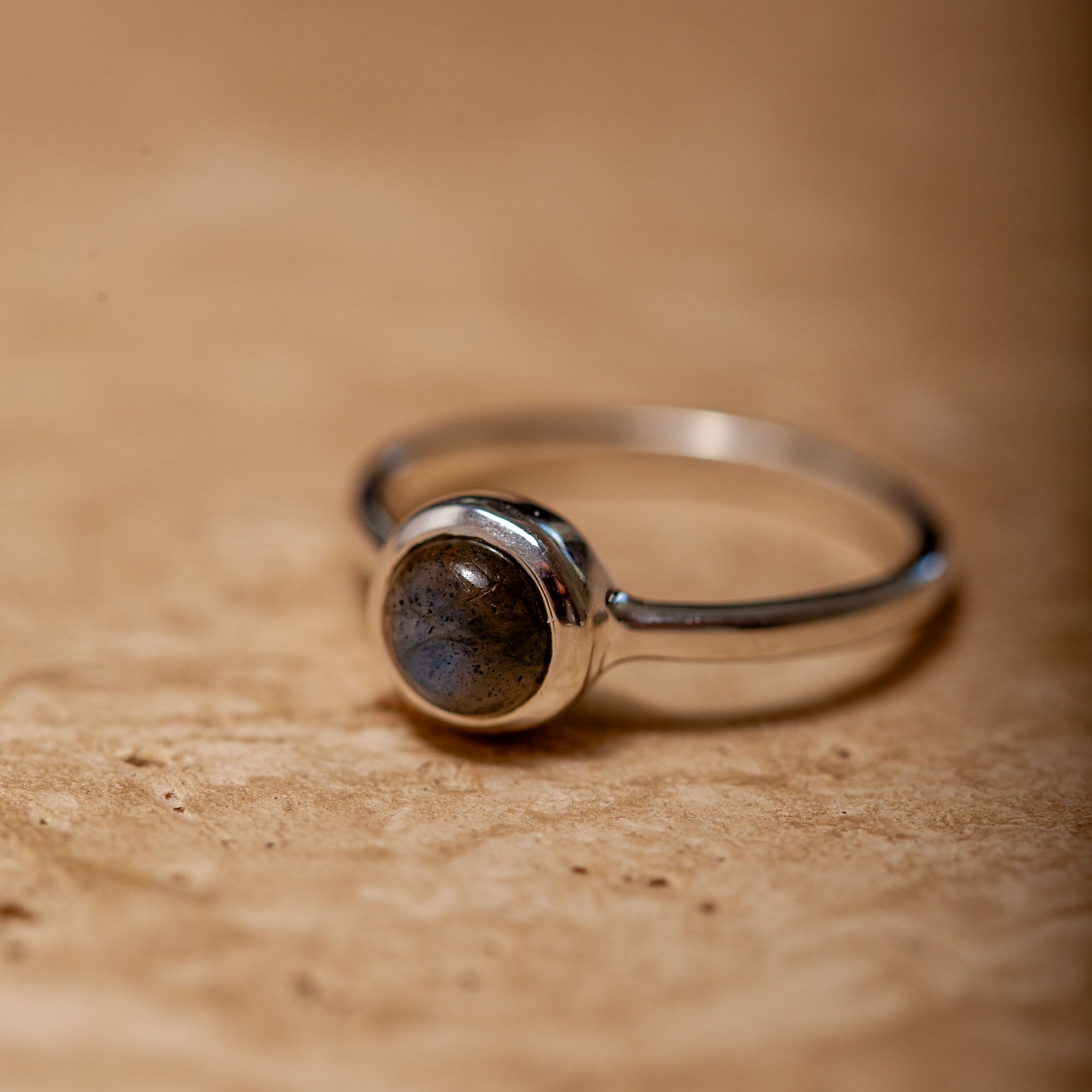 Eclipse Labradorit Ring | Silber