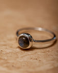 Eclipse Labradorit Ring | Silber