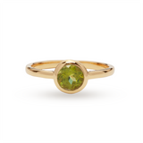 Eclipse Peridot Ring | Gold