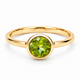 Eclipse Peridot Ring | Gold
