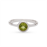 Eclipse Peridot Ring | Silber
